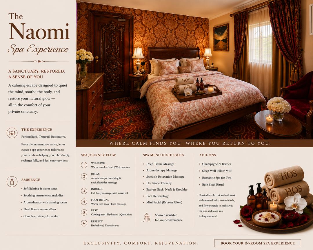 Naomi spa experience